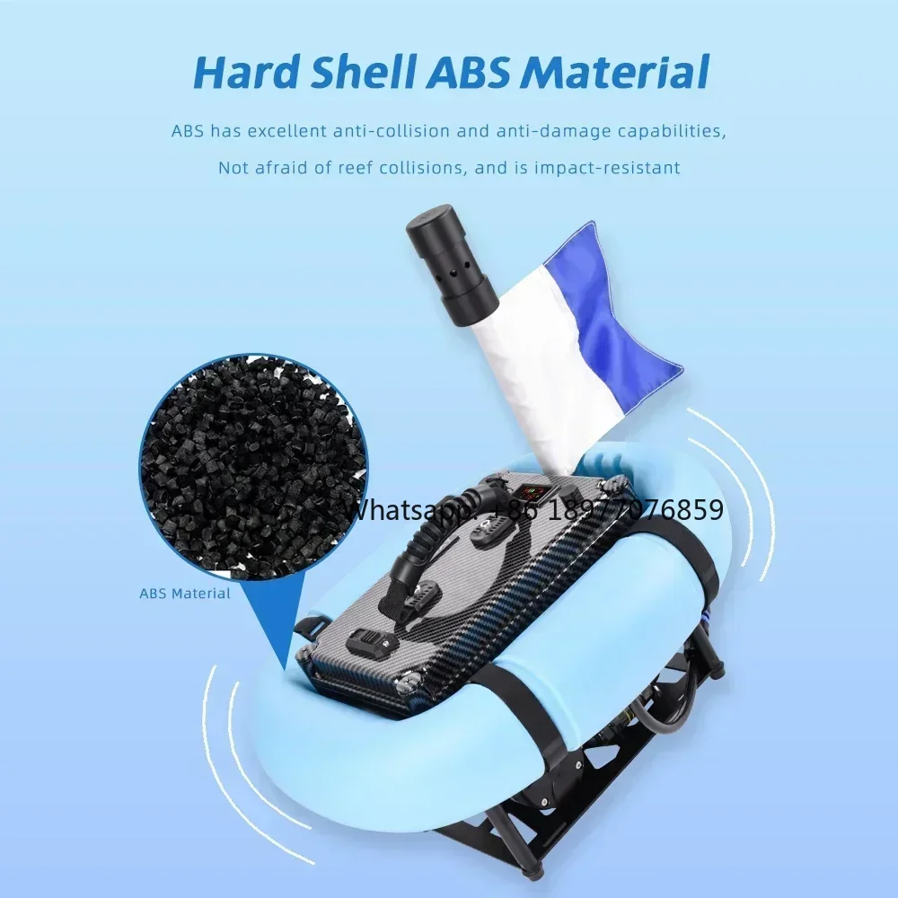 SD-330 Portable Rechargeable Scuba Diving Snorkel Hookah Device 14m Underwater Waterproof Breath-ing System Outdoor Recreational