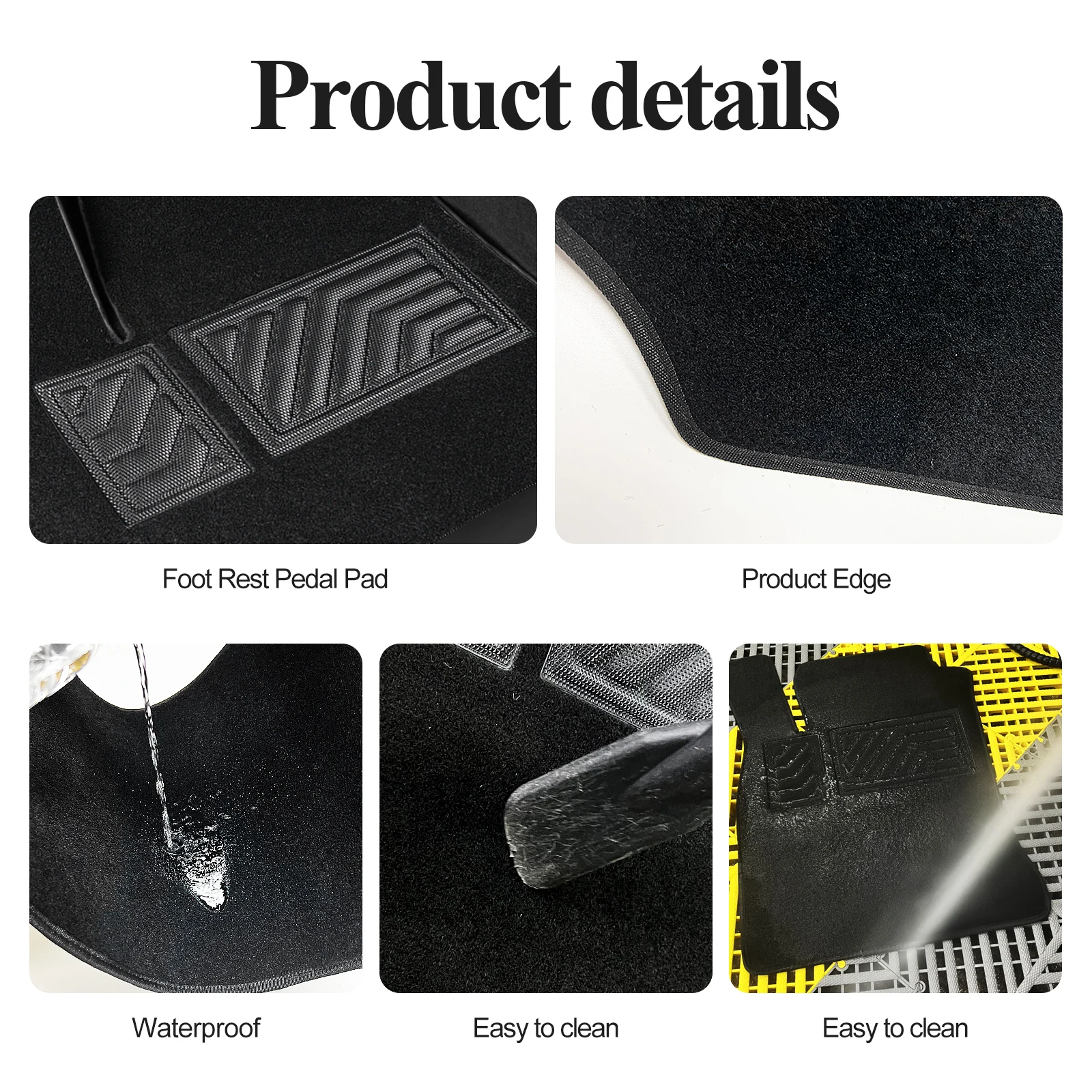 Custom Auto Vloermat Voor Tesla Model X 2015-2024 Waterdichte Pad Automatten Vloerhoezen Auto Accessoires