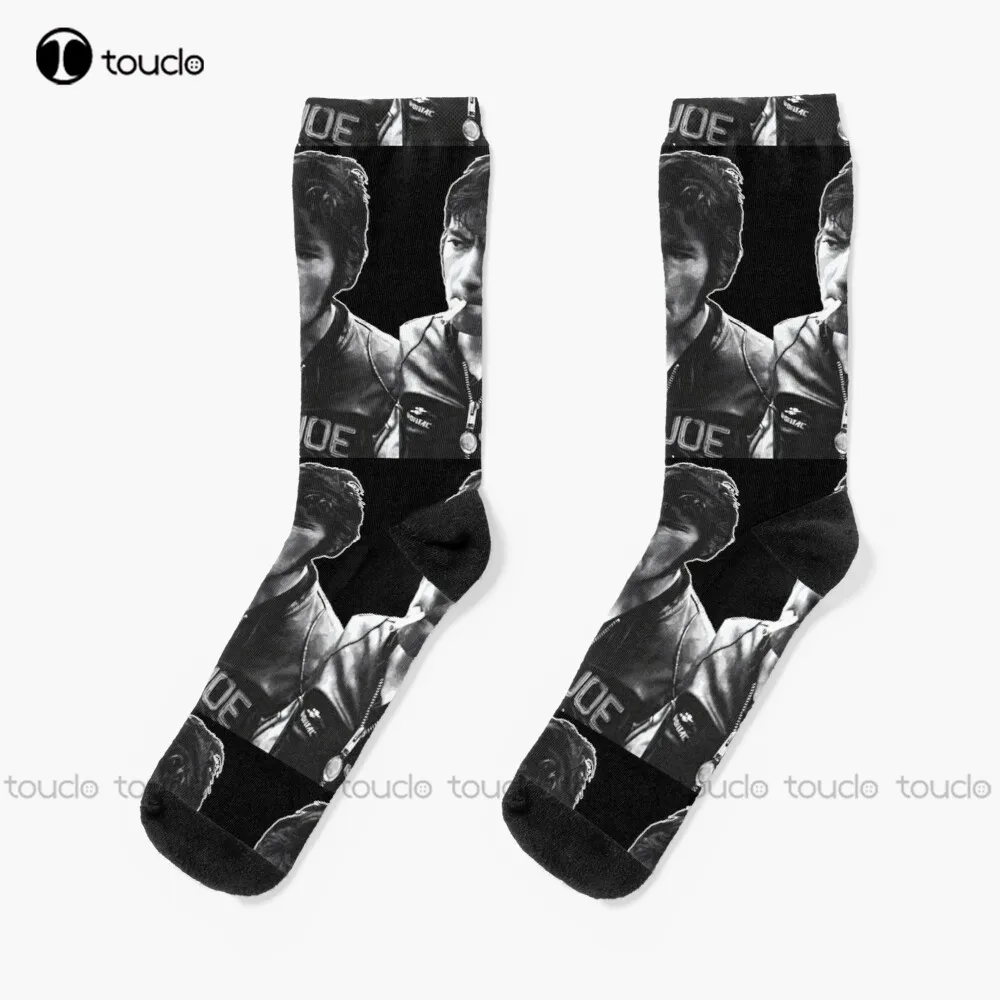 Joey-Dunlop, Motorcycle Legend Socks Women Halloween Socks 360° Digital Print Design Cute Socks New Popular Unisex Adult Girls