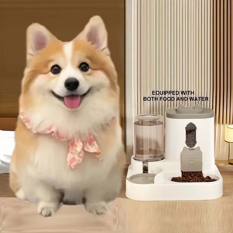 Dispenser Makanan Kucing 2 IN 1 Air dan Makanan Terintegrasi Dispenser Makanan Kucing dan Dispenser Air Otomatis Penuh Dispenser Air Lucu