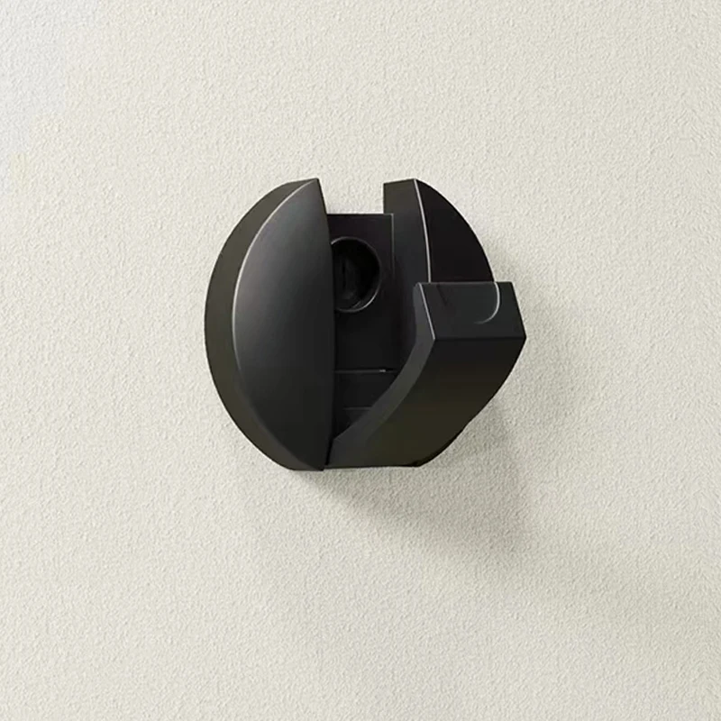 Folding Wall Hook Hidden Robe Towel Coat Hook for Home Kitchen Bathroom Matte Black/gold Towel Hanger