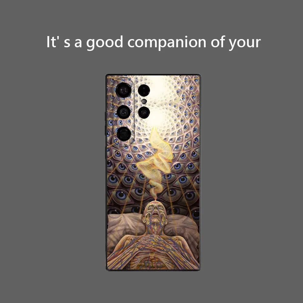 Trippy A-Alex G-Grey Phone Case For Samsung Galaxy S25 Ultra S22 S23 S24 Ultra S21 S20 5G Protective Soft Silicone TPU Funda