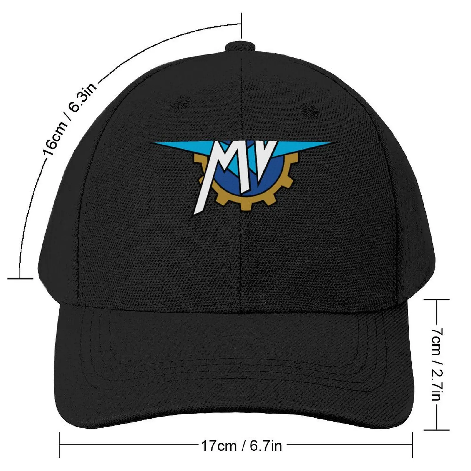 MV Agusta Motorcycle Logo Classic T-Shirt Baseball Cap Uv Protection Solar Hat Ball Cap Sports Cap Girl Men's