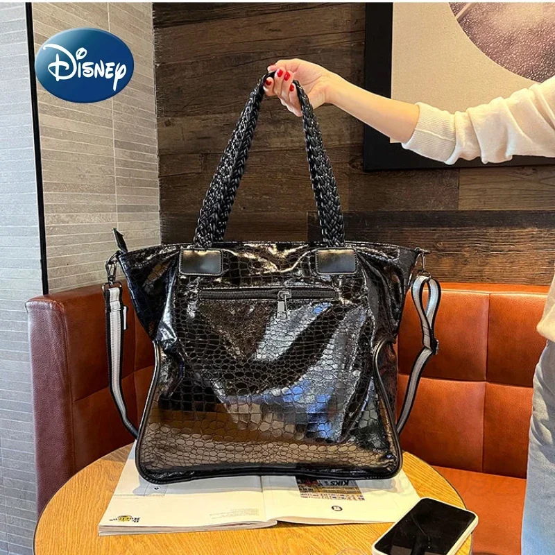 Disney Minnie New Women's Handbag Cartoon Fashion Women's Shoulder Bag Luxury Brand Diamond Embedding Women's Bag Large Capacity