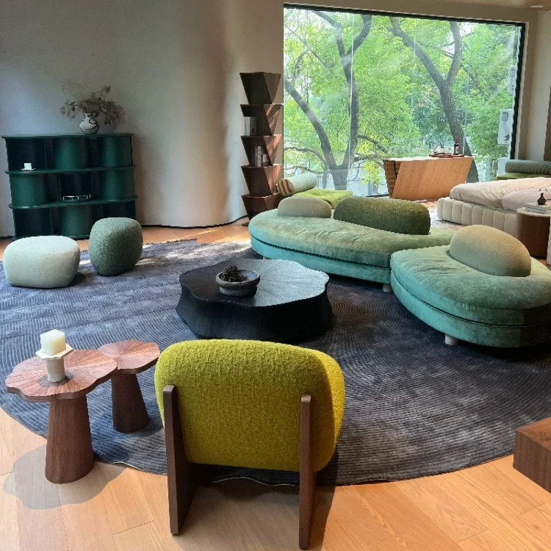Modern Minimalist Modular Sectional Sofa Cushion Living Room Couch With Storage Seat Apartment Loveseat Cloud Velvet Upholstered