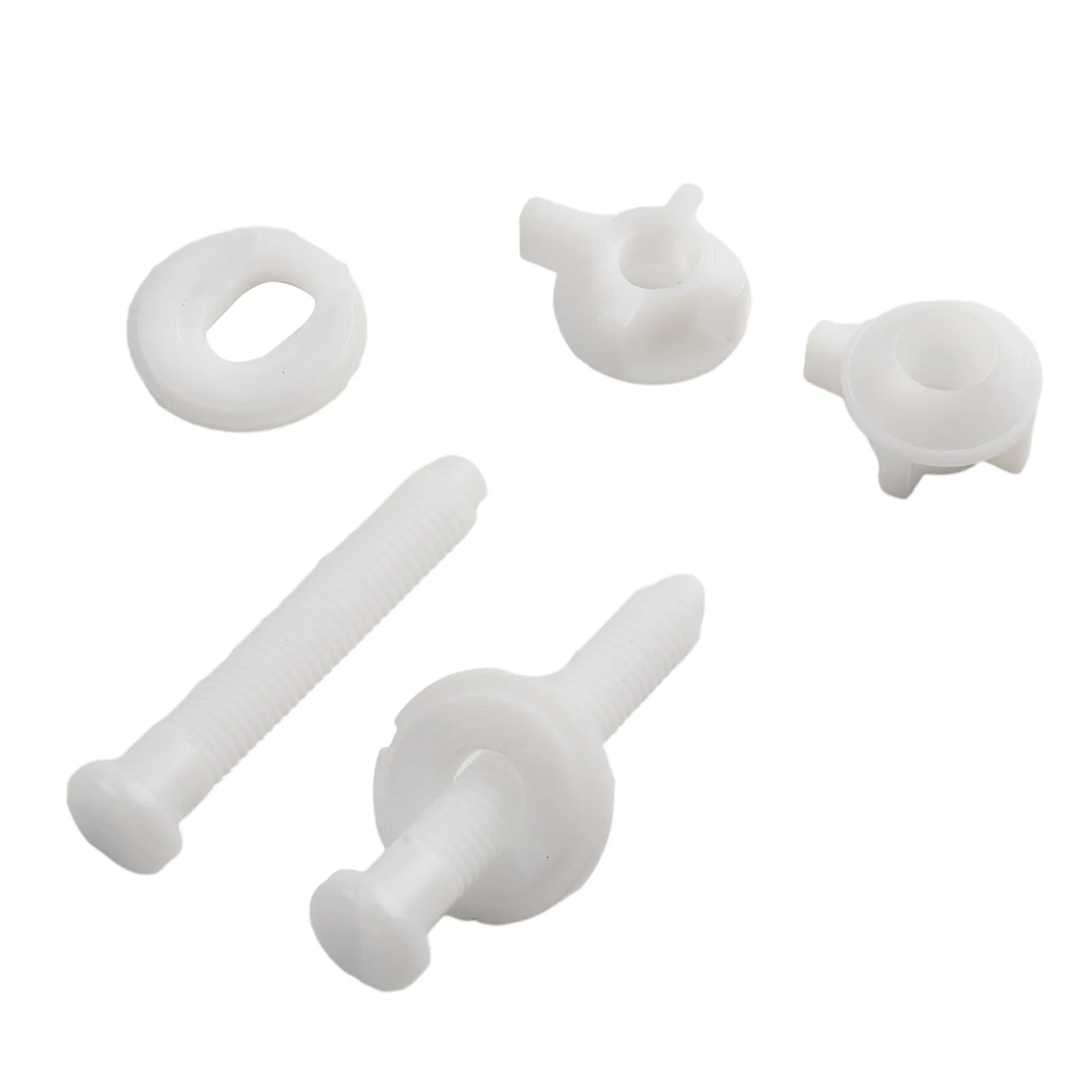 

Seat Toilet Seat Repair Screws Kit Toilet Bolts Screws 2pcs Bathroom Hinges Kit Pairs Plastic Repair Brand New