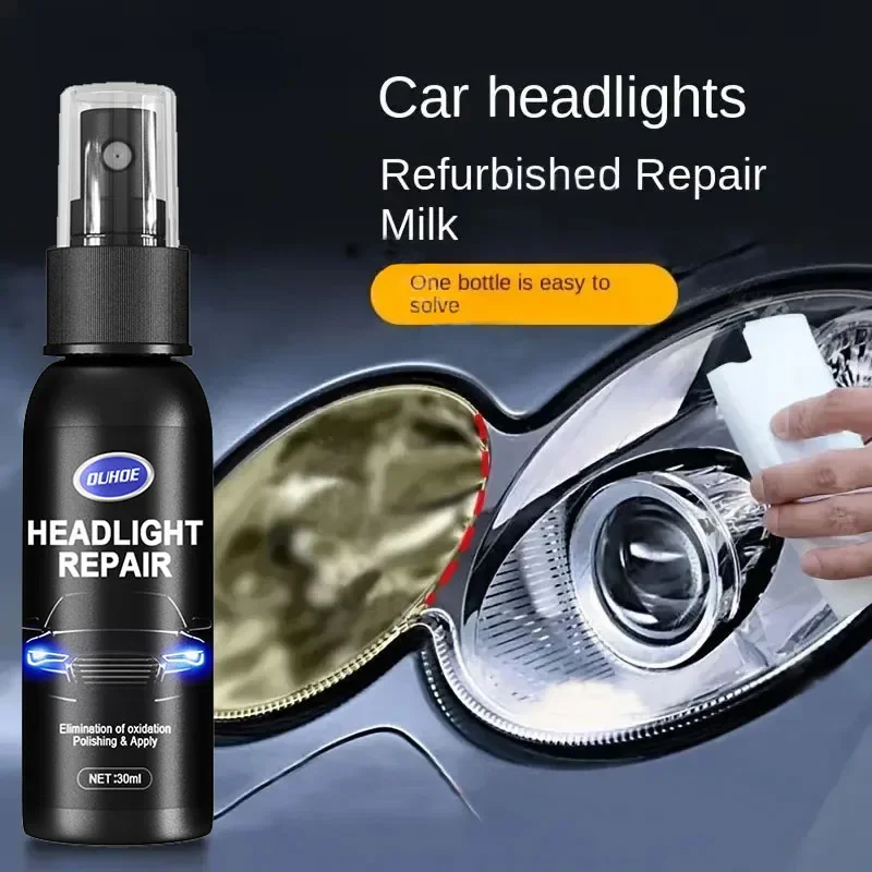 

Car Headlight Polishing Agent Scratch Remover Repair Headlight Renewal Polish Liquid Headlight Restoration Kit Auto Accessories