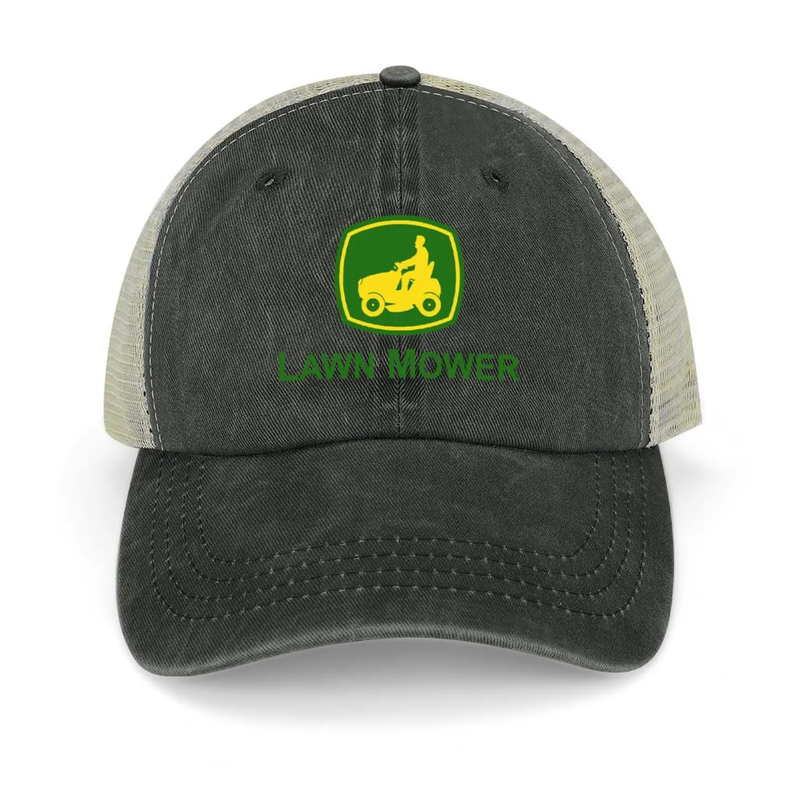 

Lawn Mower Logo Cowboy Hat Fishing cap Hat Man Luxury Girl'S Hats Men's