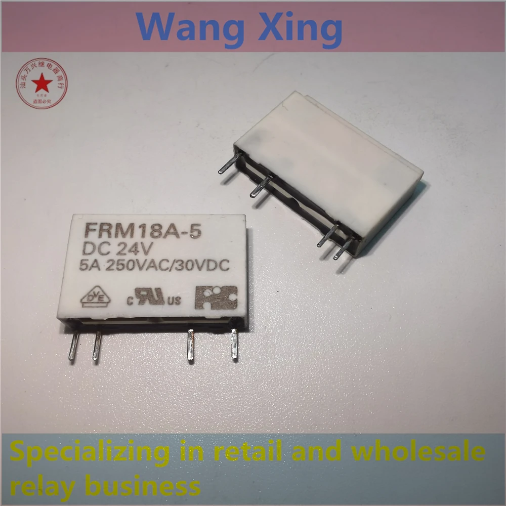 

FRM18A-5 DC9V DC12V DC24V DC5V Electromagnetic Power Relay 4 Pins