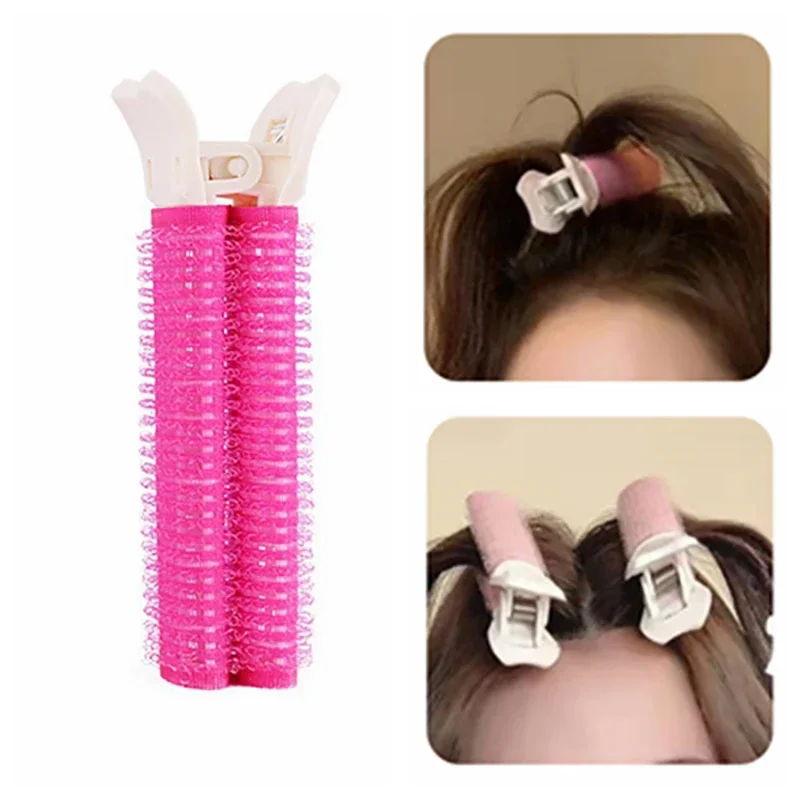 1/2pcs Natural Hair Root Fluffy Clips Curly Hair Roller And Culers Bangs Hair Styling Clip Pins Lazy  Accessories