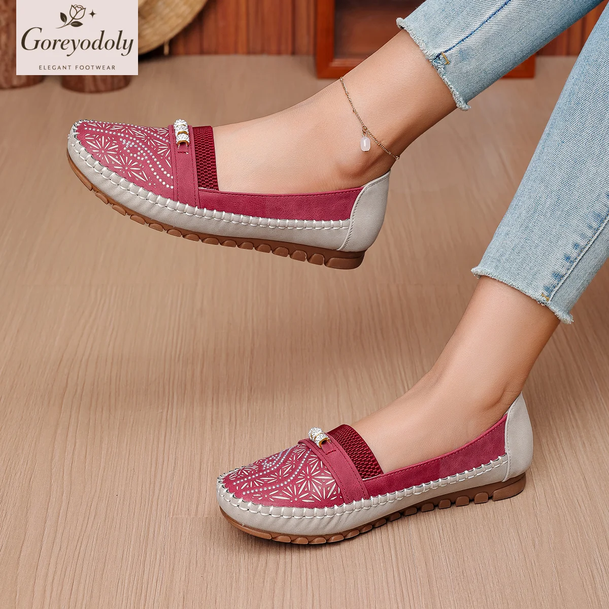 Goreyodoly Women Slip-On Loafe - огляд і ціна Leatherwork Drawing