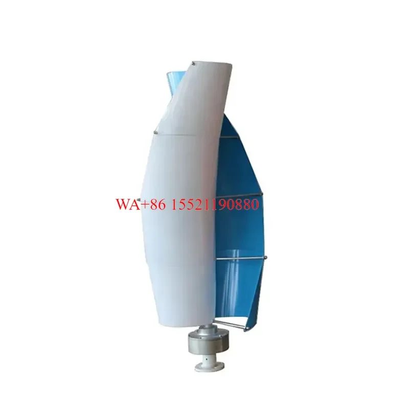 WMWMNU Custom 10kVA Wind Turbine Generator 220V Output 8 Blades Low Noise for Home Power Generation