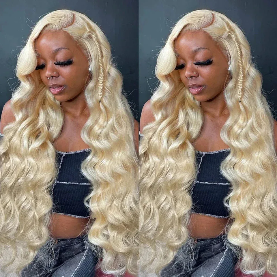 

Lumiere 613 Honey Blonde Color Wig 13x4 HD Transparent Lace Front Wig For Women 30 Inch Body Wave Frontal Closure Human Hair Wig