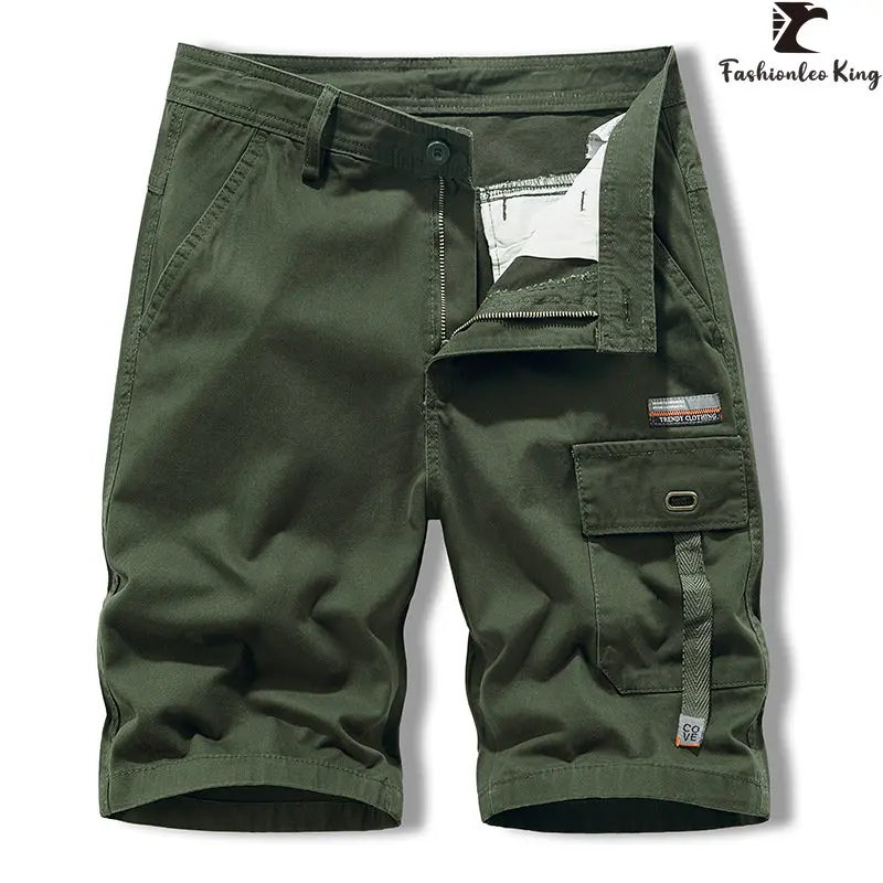 

High-Quality Men's Casual Workwear Male Multi-Pocket Jogging Cargo Shorts