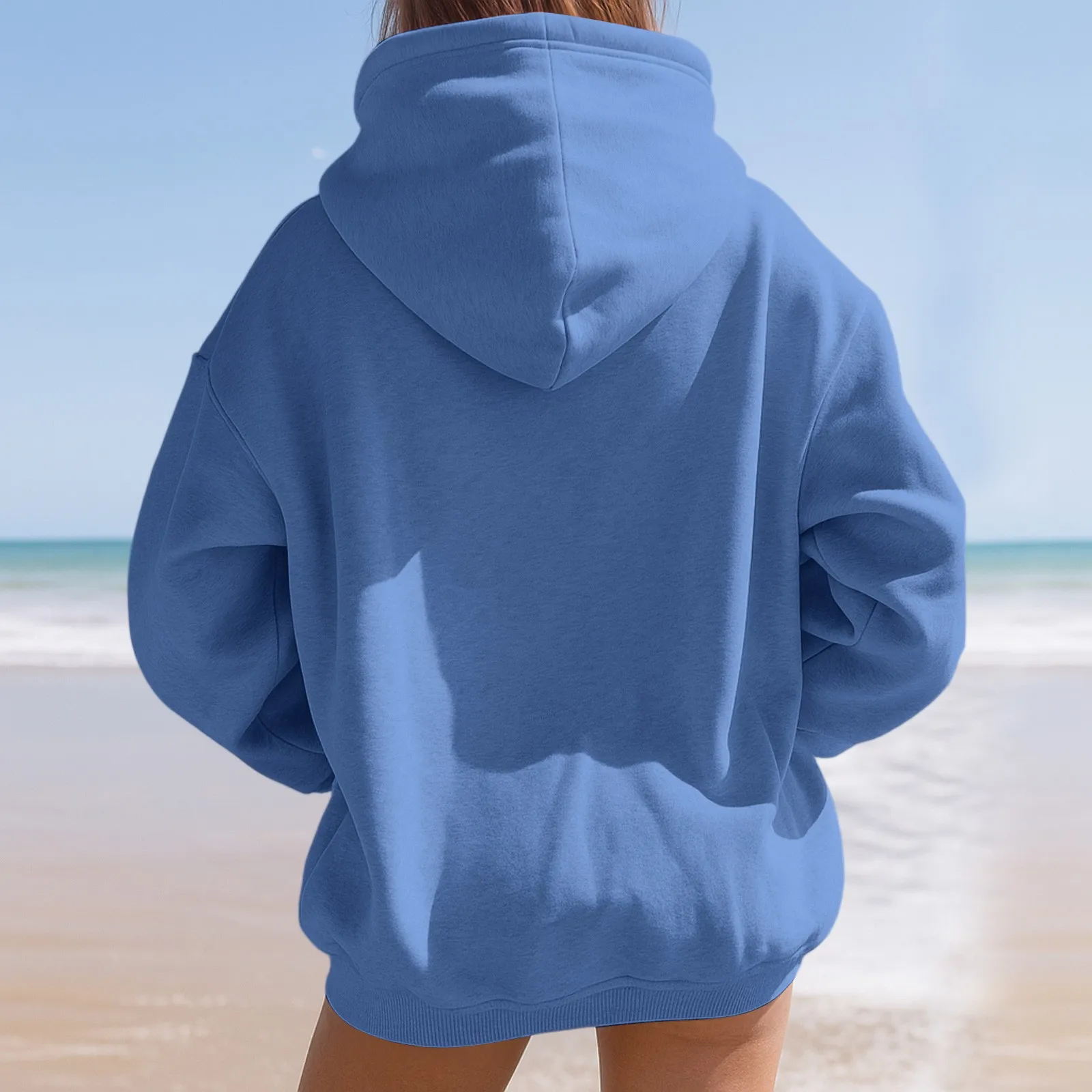 여성 후드 가을 스웨터 캐주얼 긴 소매 느슨한 스웨터 가을 후드 티 스웨터 여성 의류 긴 소매