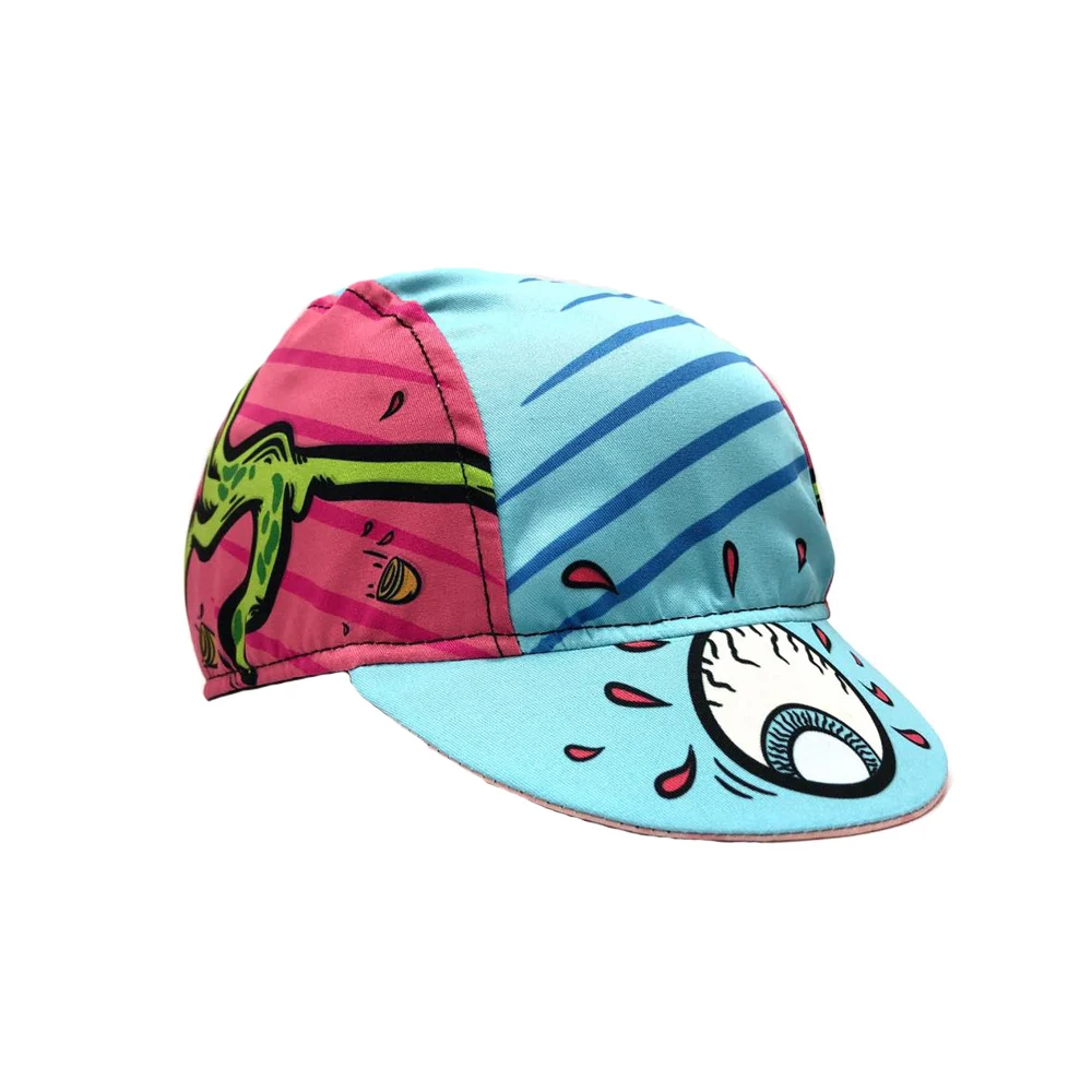 قبعة ركوب الدراجات على شكل جمجمة للرجال والنساء، قبعة دراجة طريق مونتان تحت الخوذة، قبعة ركوب الدراجات قابلة للتنفس، سريعة الجفاف