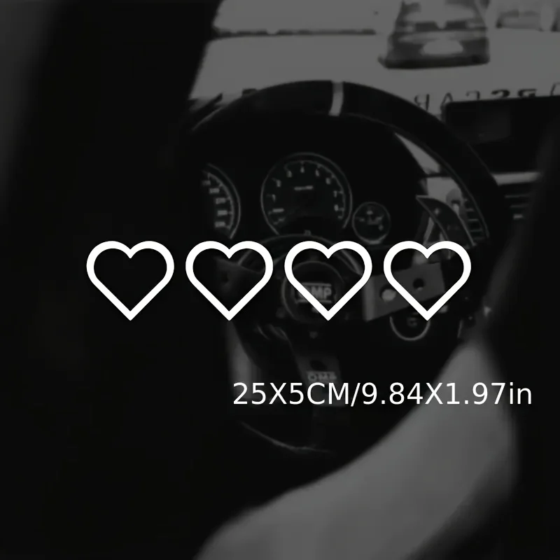 

Cute Funny Love Heart Vinyl Sticker Auto Exterior Decor