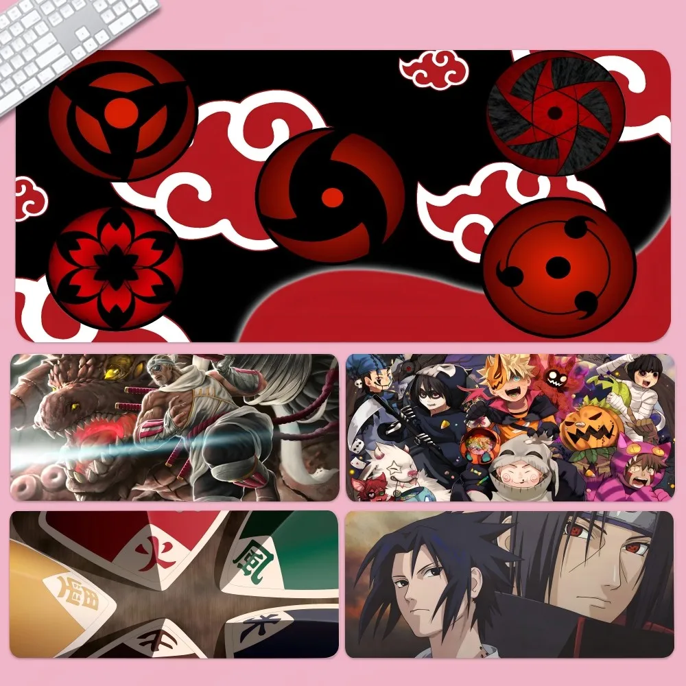 

N-Naruto Mousepad Large Computer Gaming Accessories MousePads Desk Mats Anti-slip Laptop Soft Mouse Pad