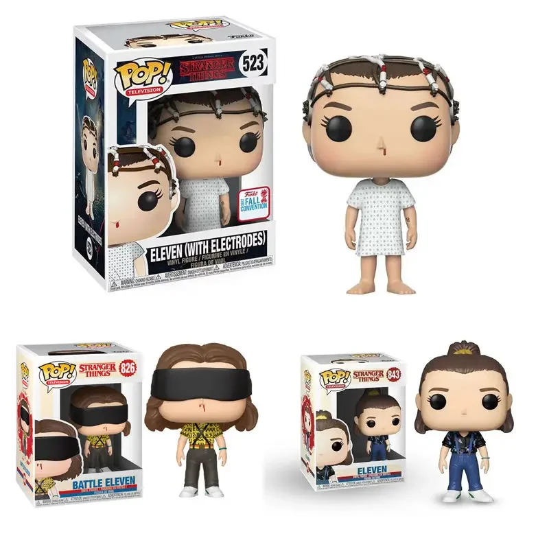 Funko Pop Eleven (Con Electrooes) # 523 Once 843 #   Batalla Once 826 #   Colección de Figuras de Vinilo, Muñecas, Regalos de Navidad