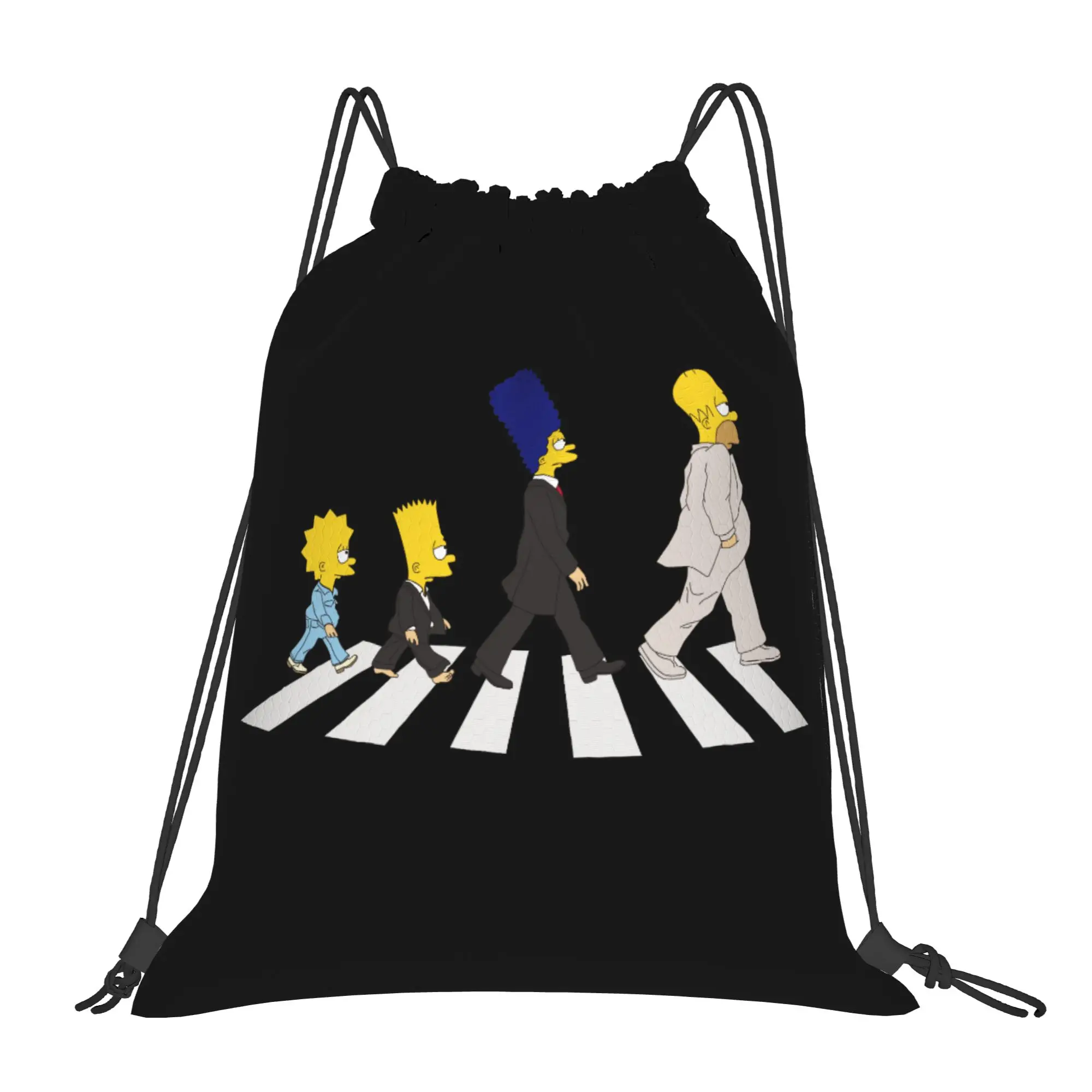 

Рюкзак-мешок с мультяшным принтом Симпсонов, спортивный, водонепроницаемый, для тренировок