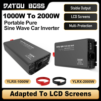 DATOUBOSS Pure Sine Wave Inverter 2000W DC 12V 24V 36V 48V 60V 72V to AC 220V 240V Ship Car RV Modified Vehicle Inverter