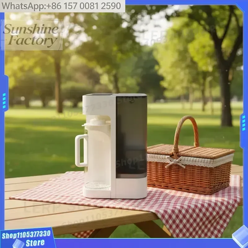 Outdoor Electric Self-Cleaning Alkaline Glass RO Filter System Countertop Reverse Osmosis Water Filter for Household Car RV