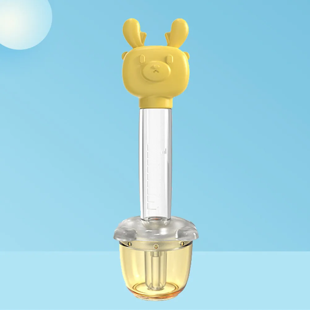 

Cartoon Elk Baby Silicone Medicine Dropper Safe Liquid Dispenser Feeding Tool for Infant Toddler Child