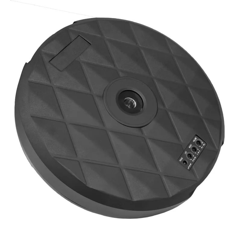 Podofo 1 Set 12 Zoll ultradünnes Ersatzreifen-Subwoofer-Gehäuse 800W Aktiv-Basslautsprecherbox für Auto-Audio-Upgrade-Modifikation