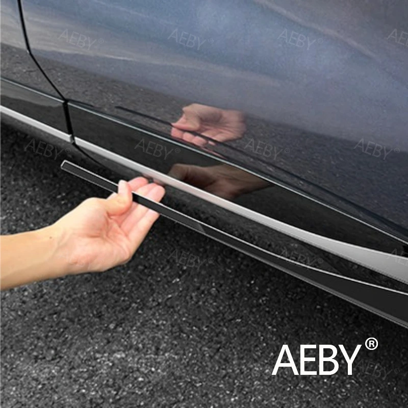 

For BYD Sealion 7 2024 Stainless Steel Door Sill Trim Plate,body decoration,Anti-scratch car door edge protector,Scratch Proof