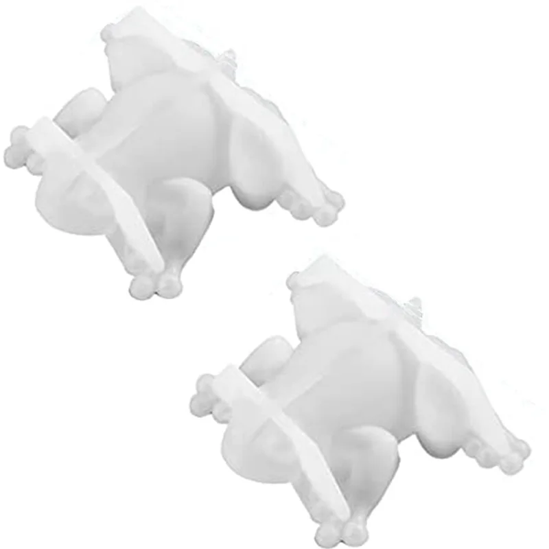 2PCS Frogs Shape Resin Molds, Animal Silicone Molds 3D Cute Resin Molds for Epoxy Casting