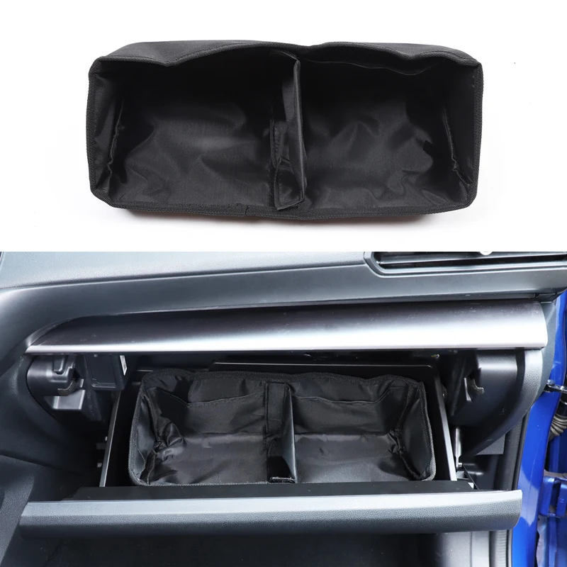 

For Subaru WRX 2022-2024 Oxford cloth black car glove box divider bag tool bag organizer bag interior modification accessories