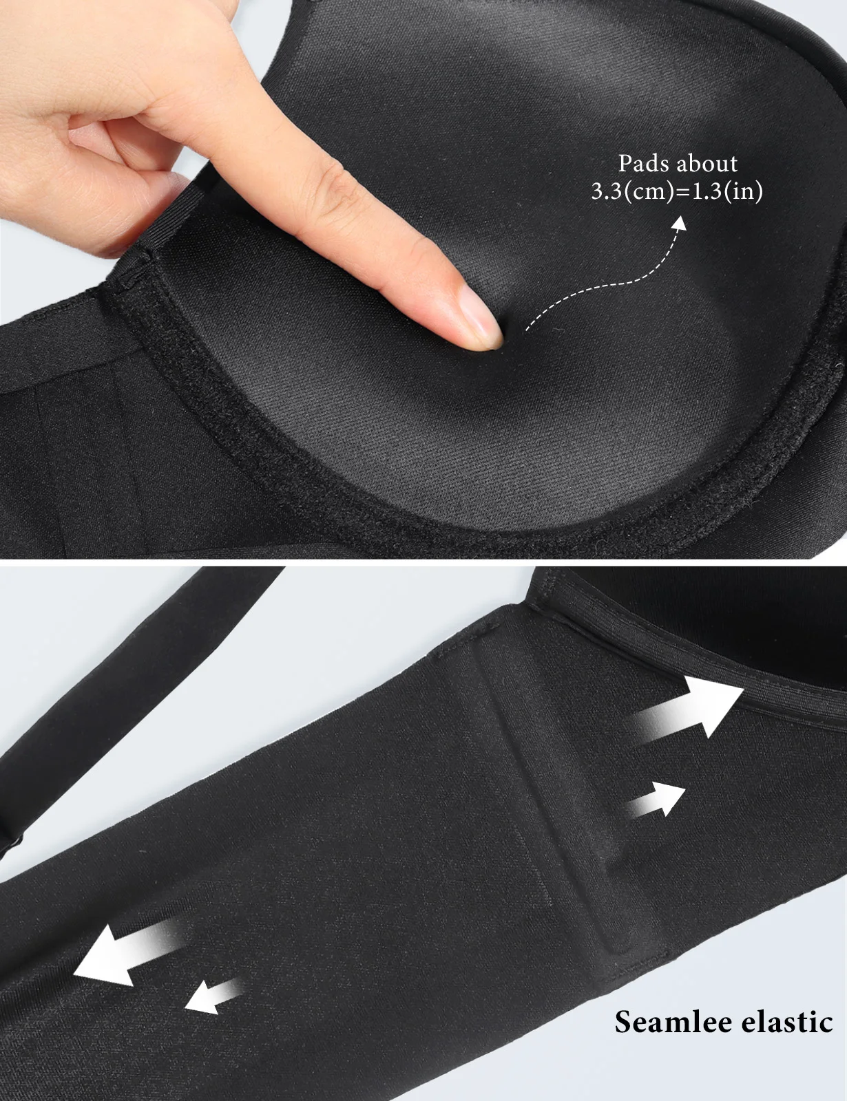 Neuer dick gepolsterter Push-Up-BH mit tiefem V-Ausschnitt für Damen, sexy Alltags-BHs, weicher Drahtknochen-BH mit hohen Stretch-Trägern, angepasster BH