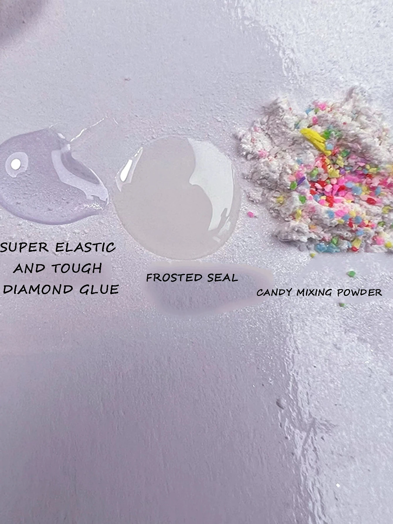 قطعة واحدة من مسحوق الأظافر المتدرج من الدوبامين، غراء قابل للتعديل DIY لفن الأظافر، مناسب لفن الأظافر #6