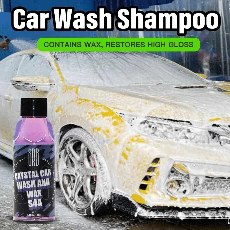 Champú de cerámica para lavado de coches, cera de recubrimiento rápido, cera de limpieza de espuma alta, cera de pulido, accesorios para automóviles