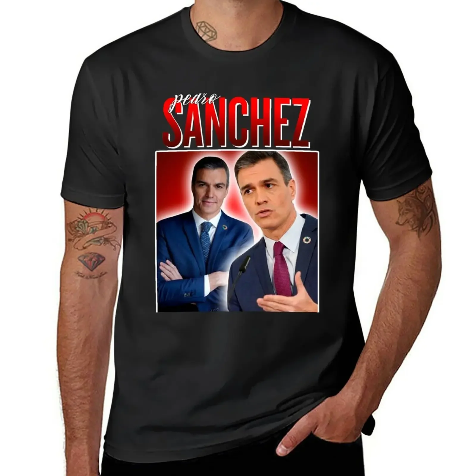 New PEDRO SANCHEZ T-Shirt quick drying shirt graphic t shirts T-shirt men