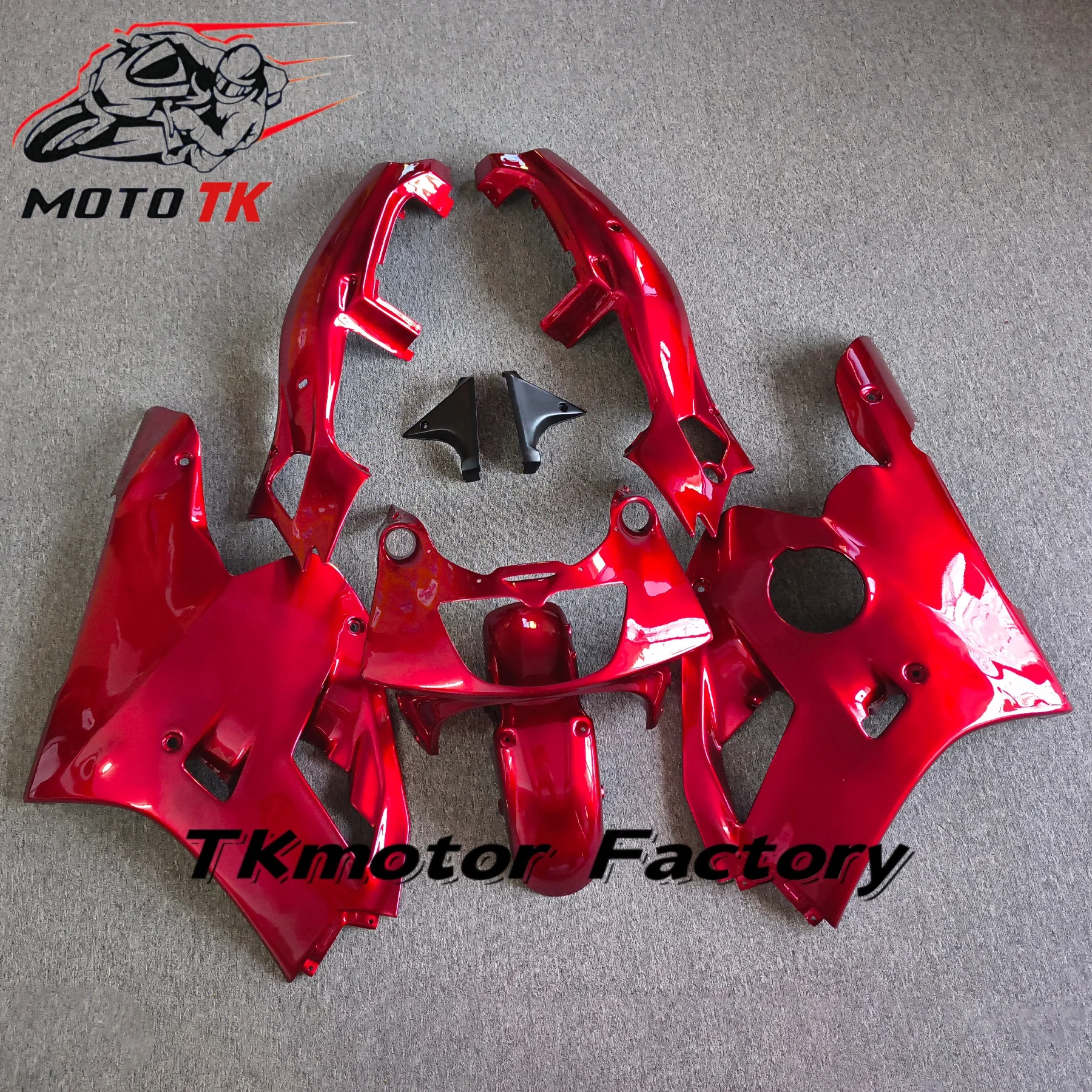 Motorcycle For Kawasaki NINJA ZXR400 1991 - 1996 Full Fairing Kits ABS Injection Plastics Black Bodywork Cowling
