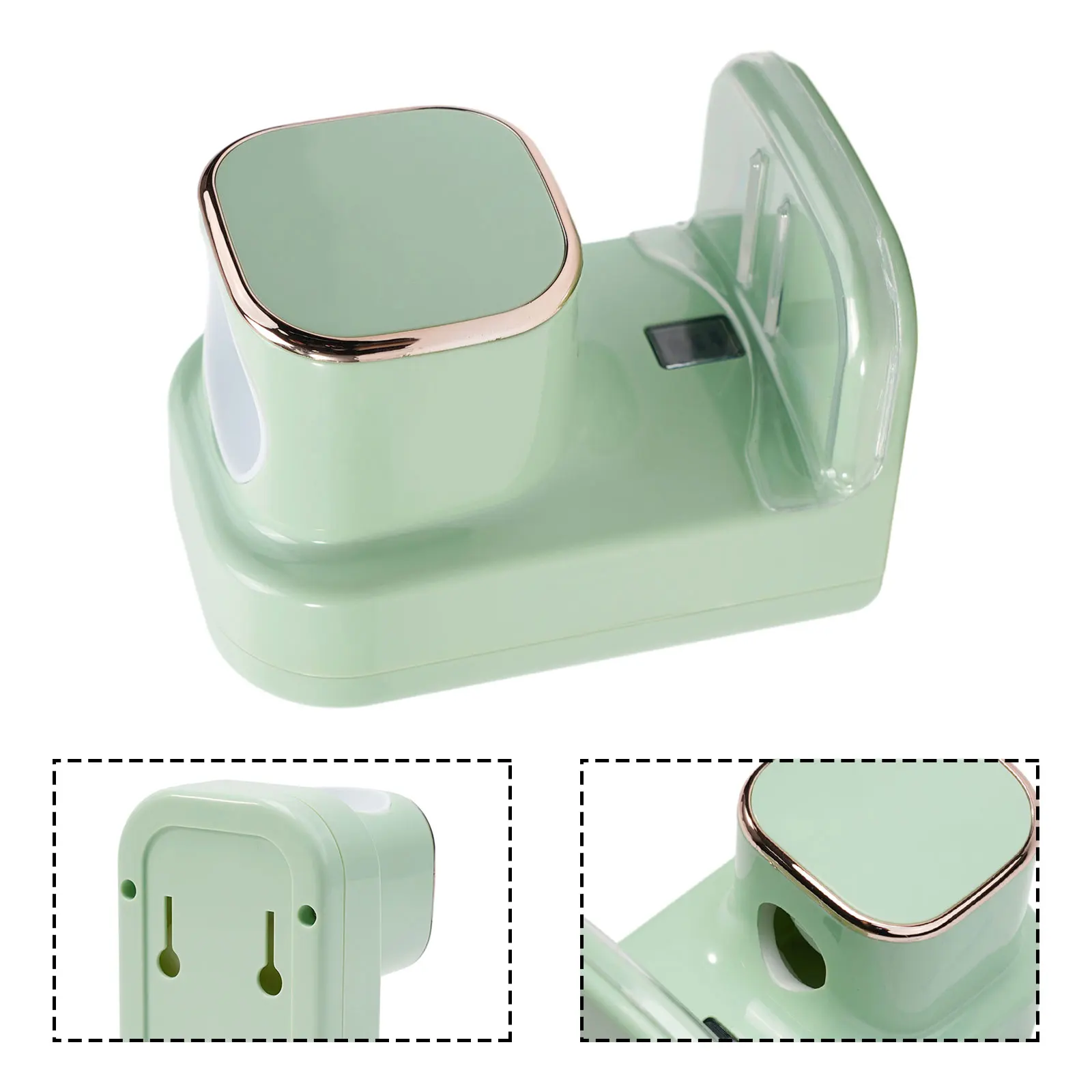 Black White or Green Choose the Stylish Color of our Wall Mounted Toothbrush Holder and Automatic Toothpaste Squeezer