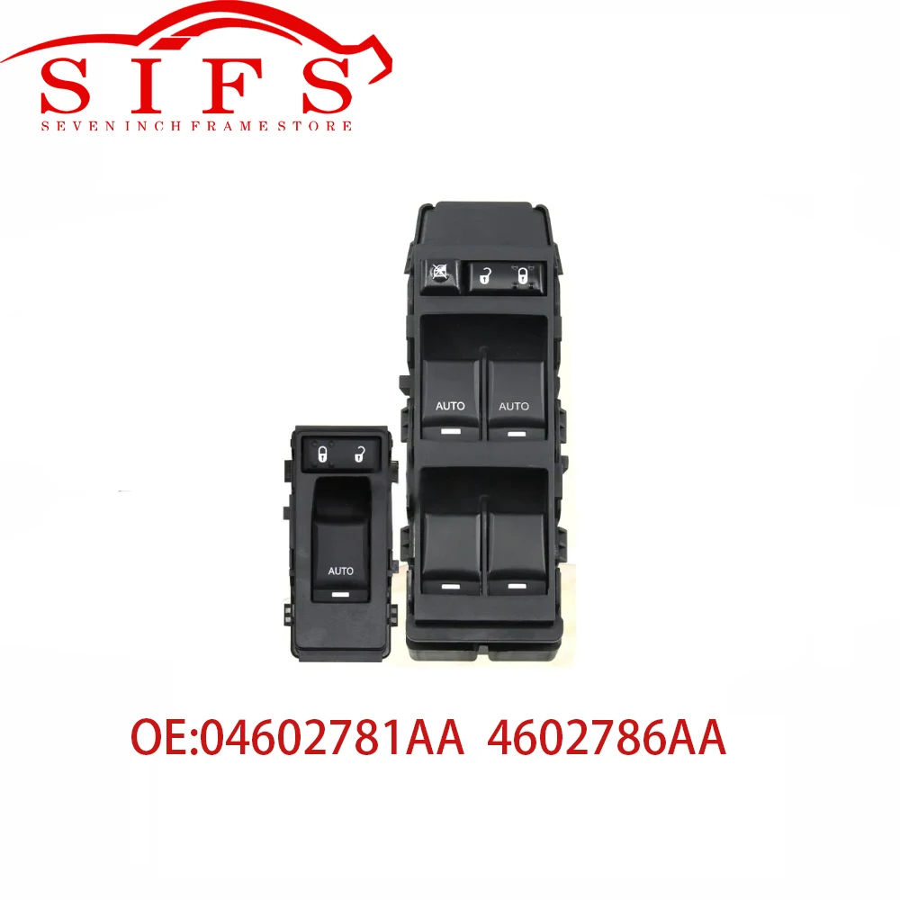 

Master Power Window Door Switch, Brand New, 04602781AA,4602786AA, Chrysler 300 300C Jeep Grand Cherokee Commander