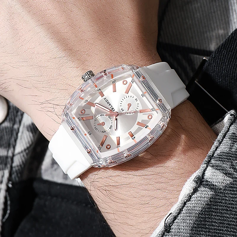 

Новые модные роскошные мужские деловые часы, мужские спортивные наручные часы в стиле милитари, мужские часы, силиконовые кварцевые часы, Reloj Hombre, подарки