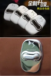 4Pcs/set Stainless steel Car Accessories Decorat And Protecte Door Lock Cover Case for DS Spirit DS3 DS4 DS5 DS5LS DS6