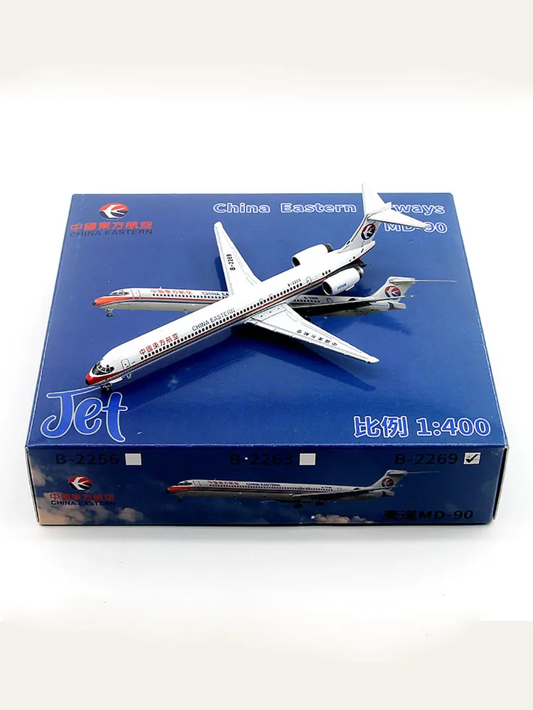 Diecast JETHUT China Eastern Airlines McDonnell Douglas MD-90-30 B-2269 Finished Alloy Aircraft Model 1/400 Airplance Model Gift