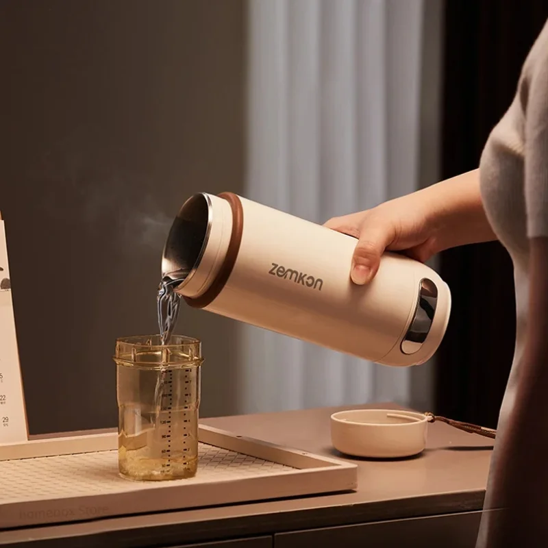 

600ML Electric Kettle Portable Heating Cup Multifunctional Boiled Water Pot Smart Teapot Adjustable Temperature Kettles