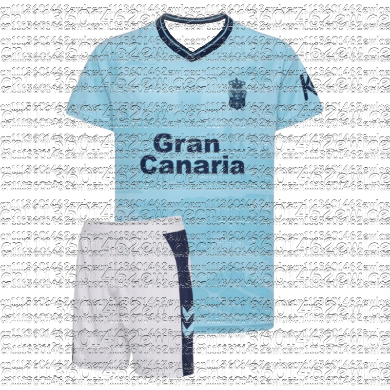 New Palmas Family Matching Soccer Jersey Light Blue Landscape Print Breathable Moisture Wicking Sports Uniform Kit Training Top