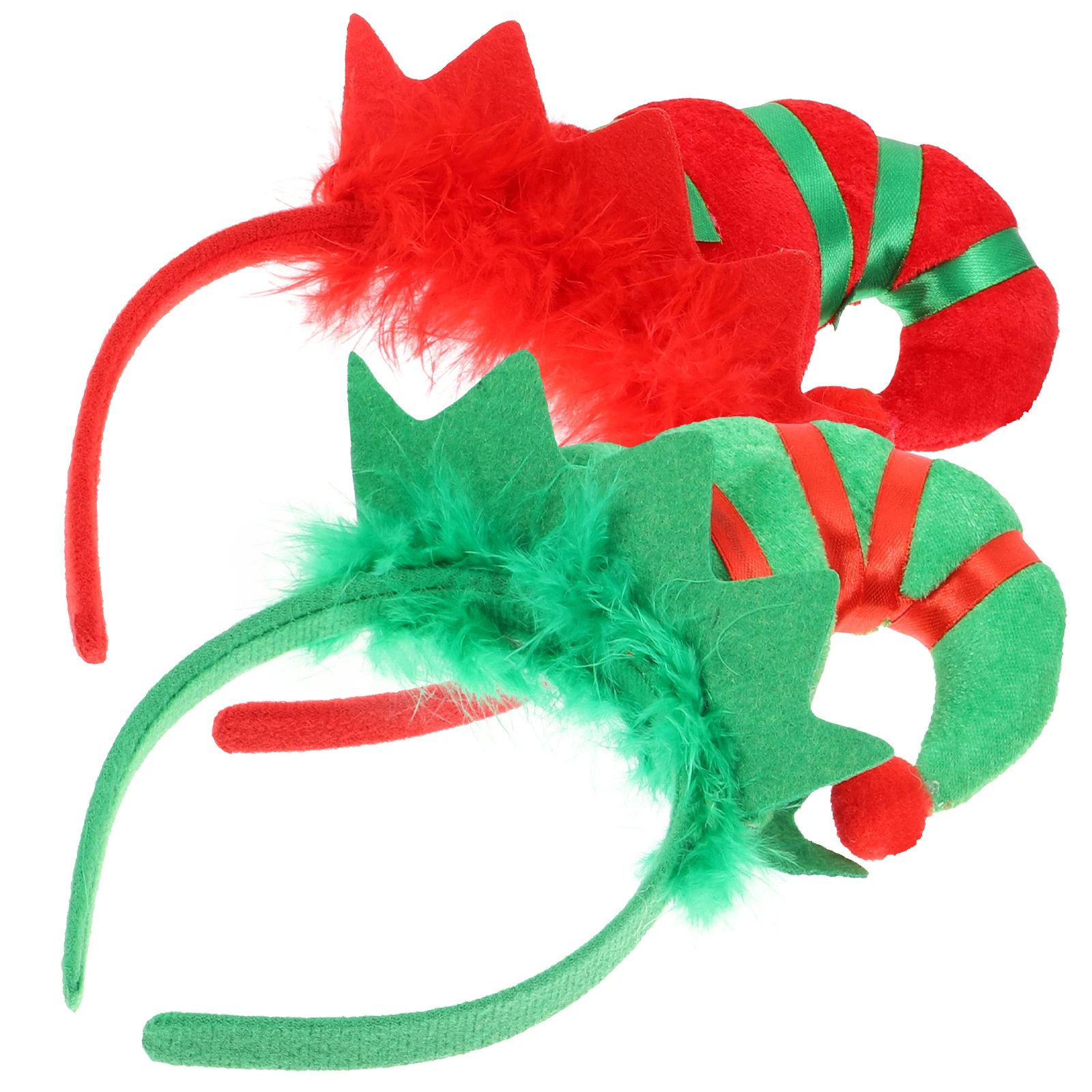 

4pcs Christmas Hat Headbands Xmas Party Ornaments Lightweight Comfortable Performance Props Festive Hair Accessories Xmas