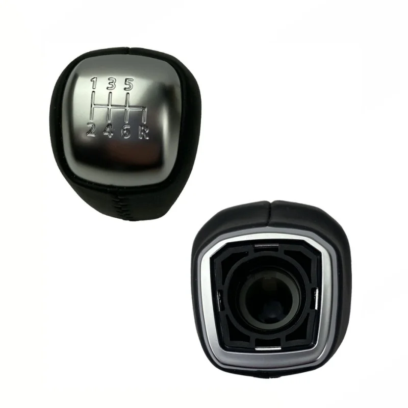 

1pcs Gearshift Knob Sport Leather Gear Knob In Black For Range Rover Evoque 2011-2018 Manual 6 Speed LR024719 LR024721