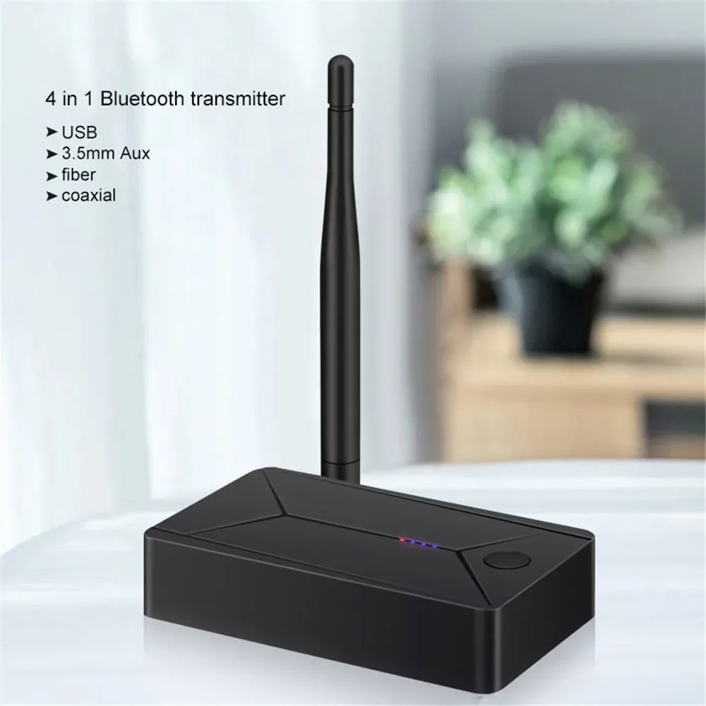 Transmiter audio Bluetooth 5.0, konwerter cyfrowo-analogowy, optyczny SPDIF na 3.5MM, zestaw samochodowy do wzmacniacza głośników.