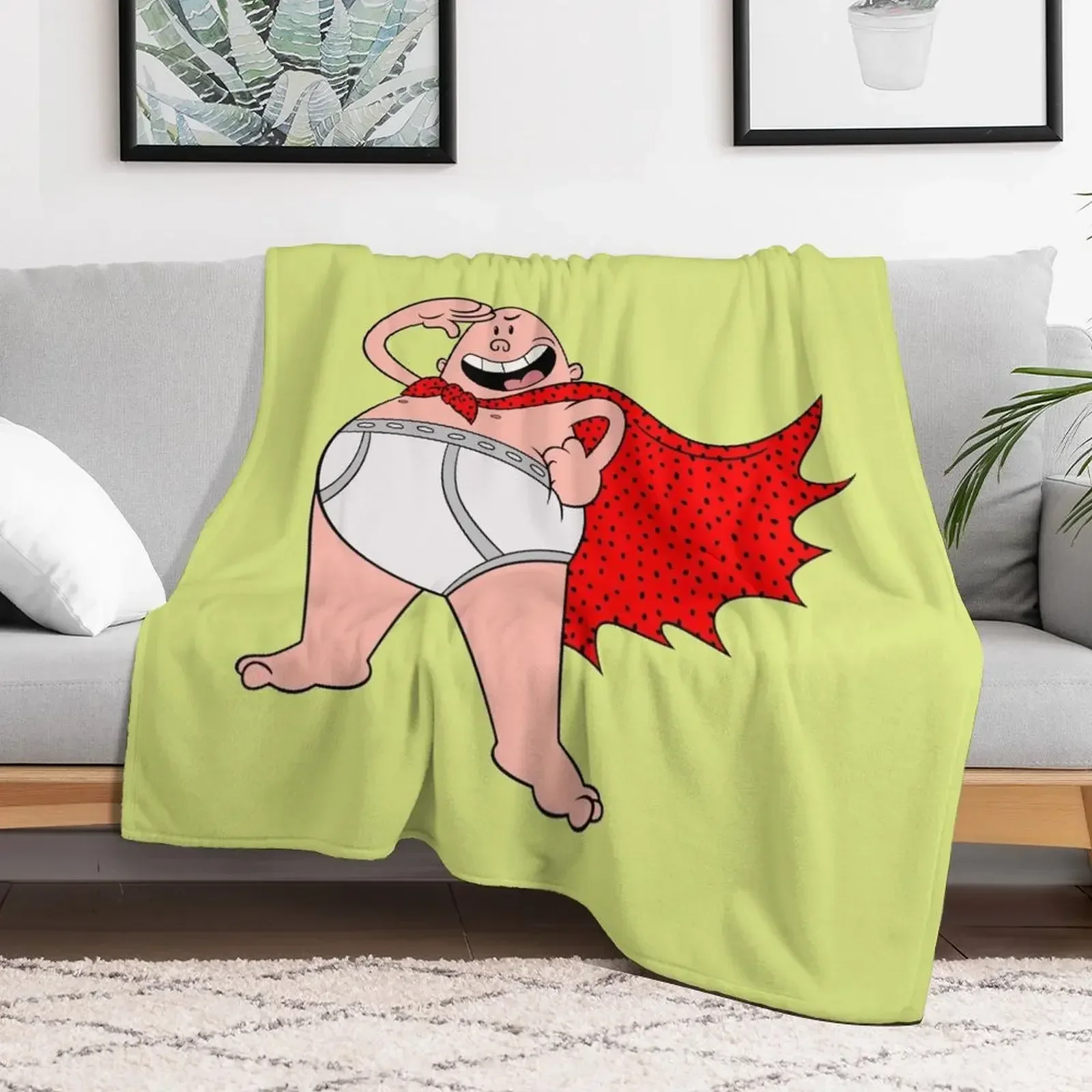 Captain Underpants Throw Blanket Fashion Sofas Luxury Brand Blankets