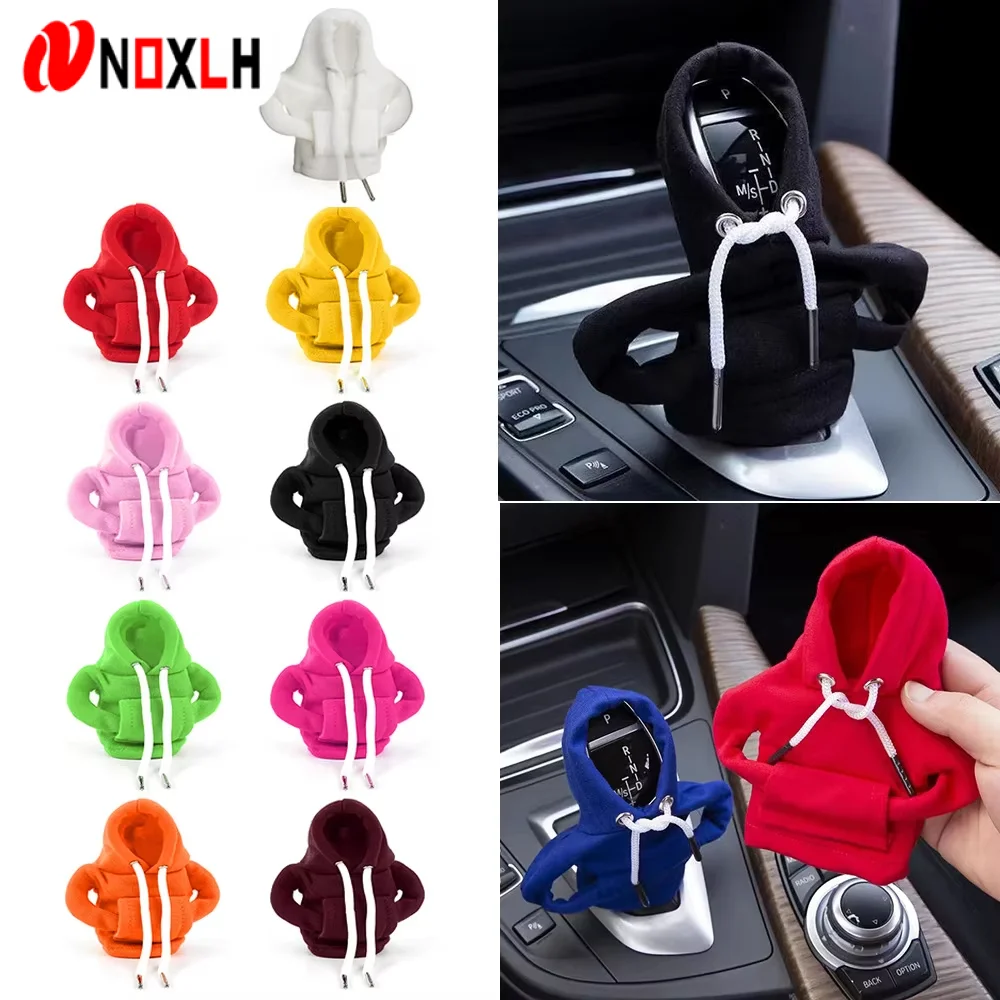 Car Gear Shift Hoodie Cover Shift Cover Gear Handle Decoration Fits Manual Automatic Universal Car Shift Lever Interior Decor