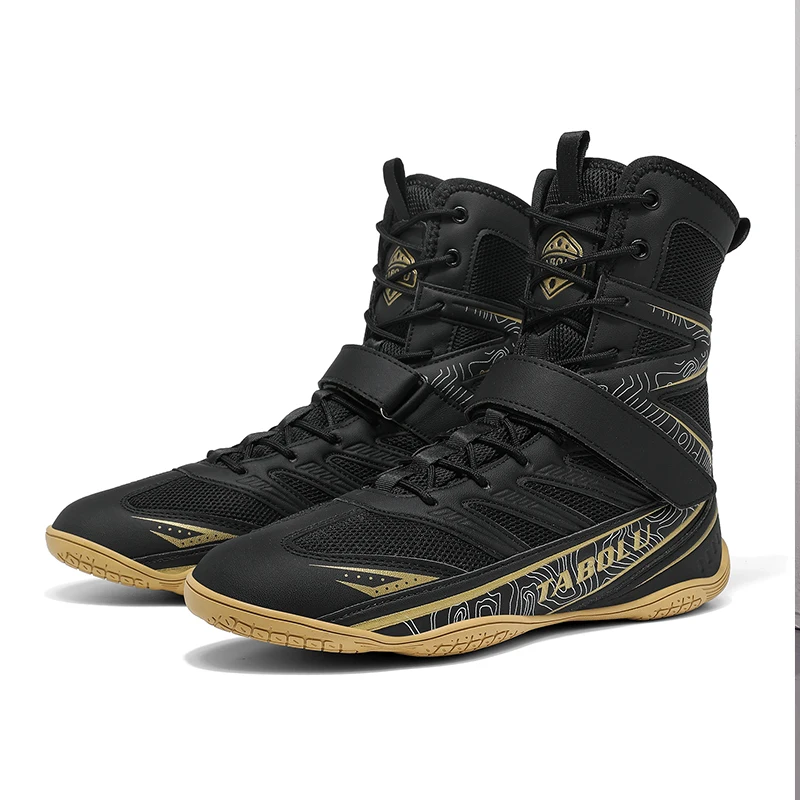 

Classic Brand Comfortable Anti Slip Men Wrestling Shoe Top Quality Wearable Boxing Fighting Boots Professional Gym Training Shoe