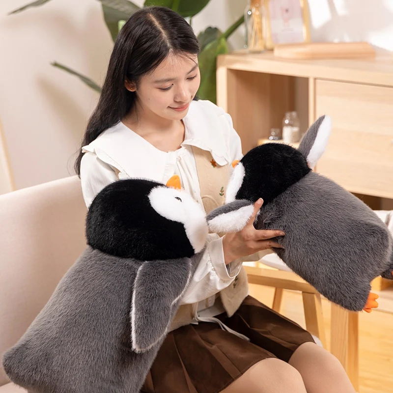 A Penguin-Style Throw Pillow  Cute Comfort Soft Can Be Placed Sofa Headstock Festivals For family friends For Decoration